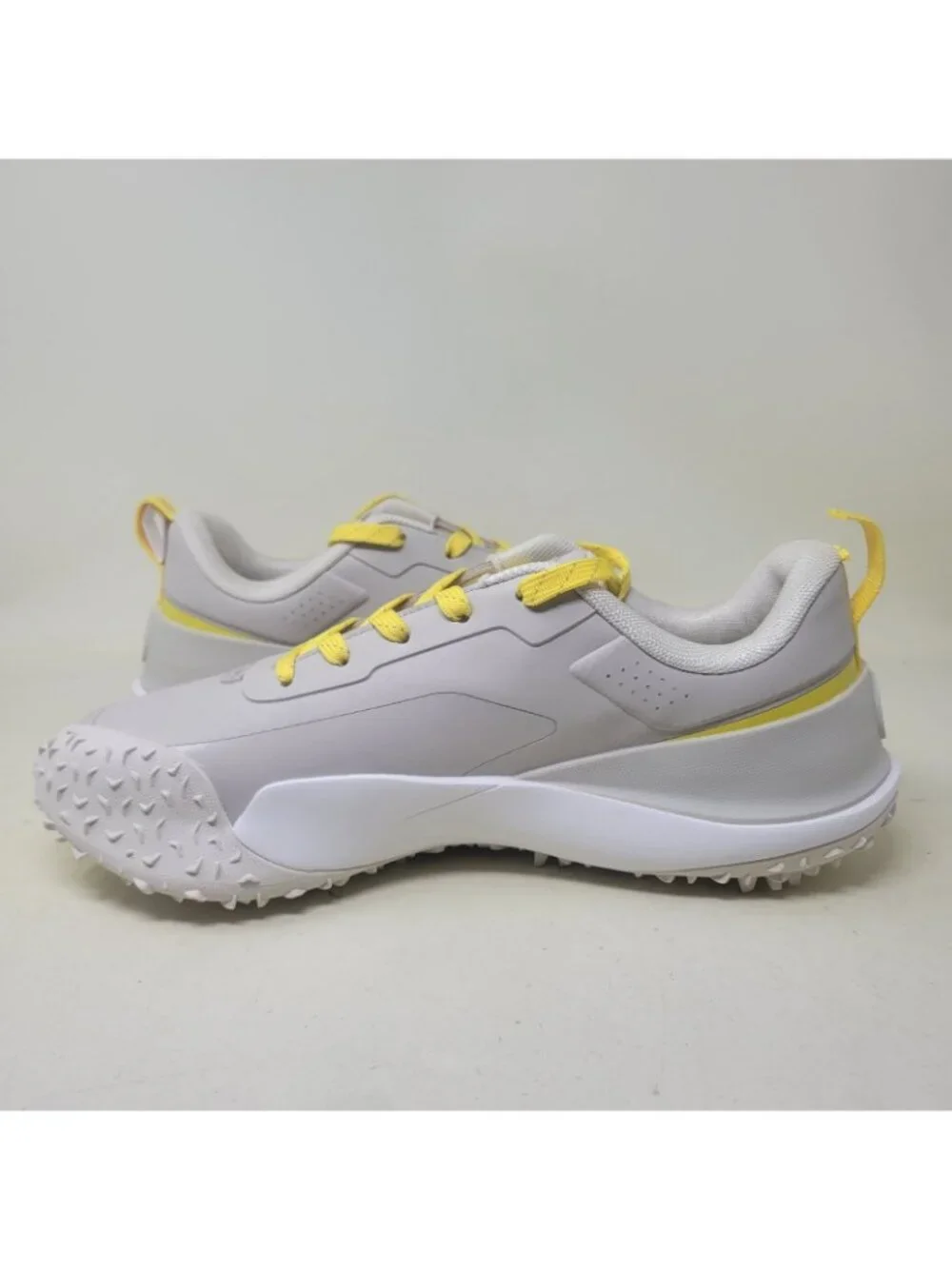G/FORE G/18 Stone White Cyber Yellow Spikeless Golf Shoes Mens Size 11 GUF000001